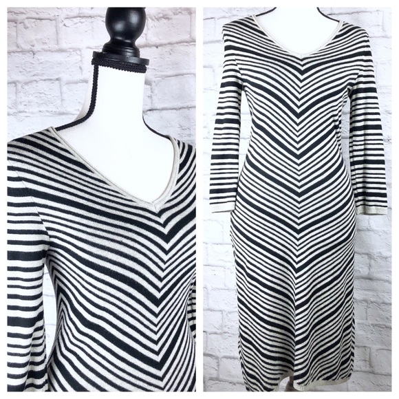Max Studio Dresses & Skirts - Max Studio Striped Sweater Dress